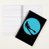 Scuba Diving Silhouette Notizblock (Innen)