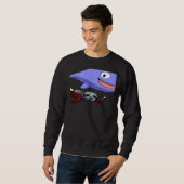 Scuba Diving Snorkeling Sloth Lazy Tired Dive Slee Sweatshirt (Vorne ganz)