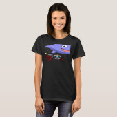 Scuba Diving Snorkeling Sloth Lazy Tired Dive Slee T-Shirt (Vorne ganz)