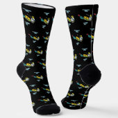 Scuba Diving Stickman Socken (Gewinkelt)