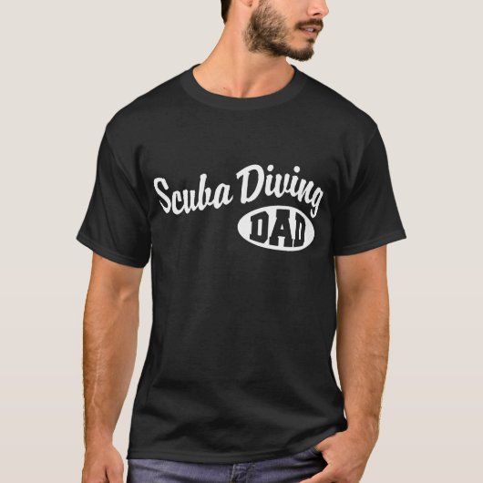 Scuba Diving Vater T-Shirt (Vorderseite)