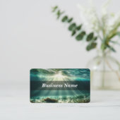 Scuba Diving Visitenkarte (Stehend Vorderseite)