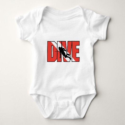 SCUBA Drive Baby Strampler (Vorderseite)
