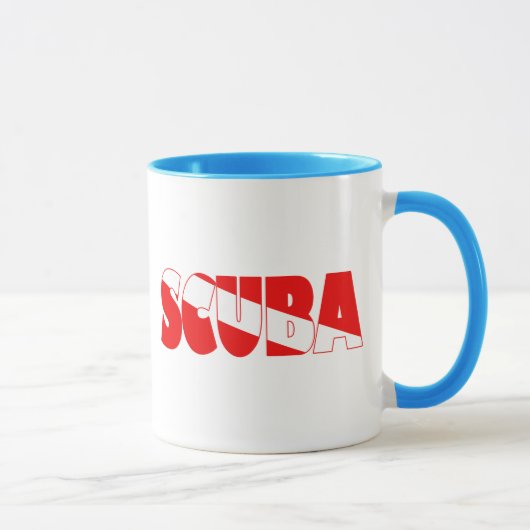 Scuba (Englisch) Tasse (Rechts)