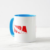 Scuba (Englisch) Tasse (Vorderseite Links)
