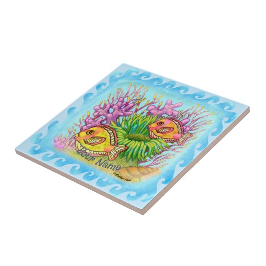 Scuba Fish Fliese (Seite)