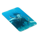 Scuba Girl Flexible Magnet (Rechte Seite)