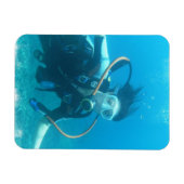 Scuba Girl Flexible Magnet (Horizontal)