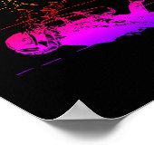 Scuba Glow Diver Poster (Ecke)