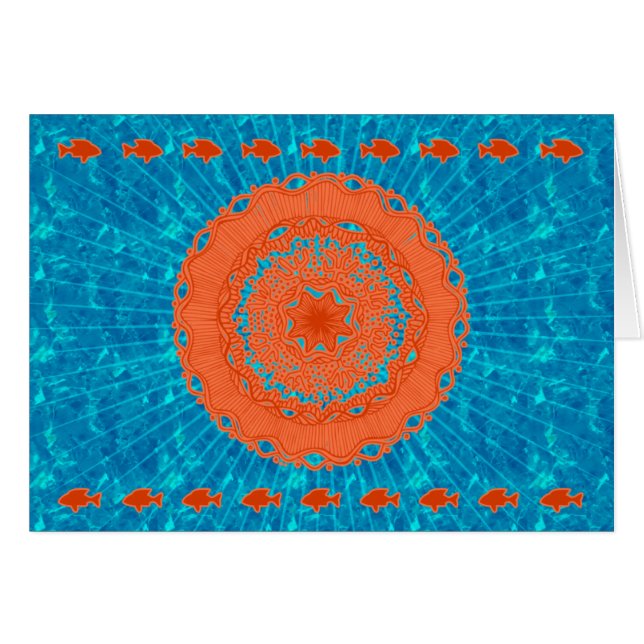 Scuba - Grußkartenleere (Vorderseite (Horizontal))