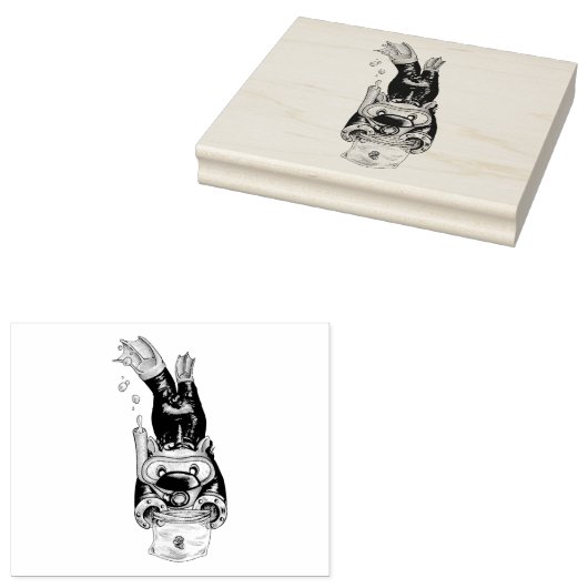 Scuba Gummistempel (Stempel)