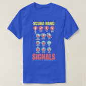 Scuba Hand signalisiert Tauschhandsignatur T-Shirt (Design vorne)
