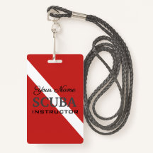 SCUBA INSTRUCTOR TAG FÜR ERFAHRENE DIVERE