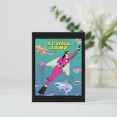 Scuba Jane Postcard Postkarte (Stehend Vorderseite)