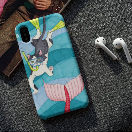 Scuba Kitty Phone Case