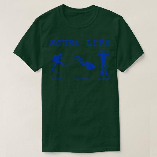 Scuba life Scuba Diving Ocean Lovers Tauchsport 9 T-Shirt (Design vorne)