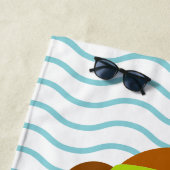 Scuba Monkey Personalisiert Beach Handtuch (Beispiel)
