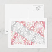 Scuba Monolog Postkarte (Vorne/Hinten)