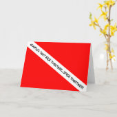 Scuba Paare knallen zusammen sitzen Karte (Gelbe Blume)