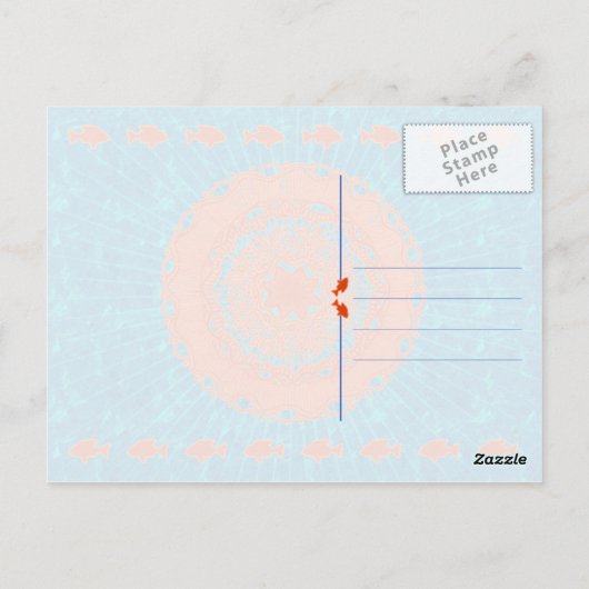 Scuba - Postkarte (Rückseite)