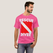Scuba Rescue Diver Instructor Student Divemaster T-Shirt (Vorne ganz)
