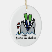 Scuba schmeckt Hühnerhai Keramikornament (Rechts)