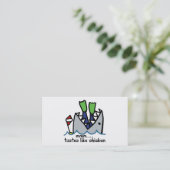 Scuba schmeckt Hühnerhai Visitenkarte (Stehend Vorderseite)