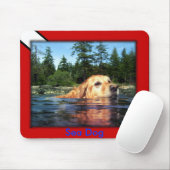 Scuba Sea Dog - Mousepad (Mit Mouse)