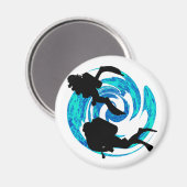 SCUBA THE HORIZON MAGNET (Vorderseite/Rückseite)