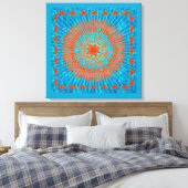 Scuba - Wrapped Canvas Leinwanddruck (Insitu (Schlafzimmer))