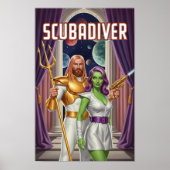 Scubadiver Poster (Vorne)