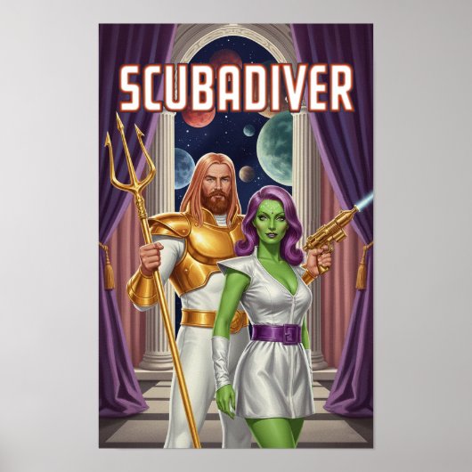 Scubadiver Poster (Vorne)
