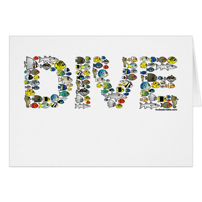 Scubadorable TAUCHEN (Vorderseite (Horizontal))