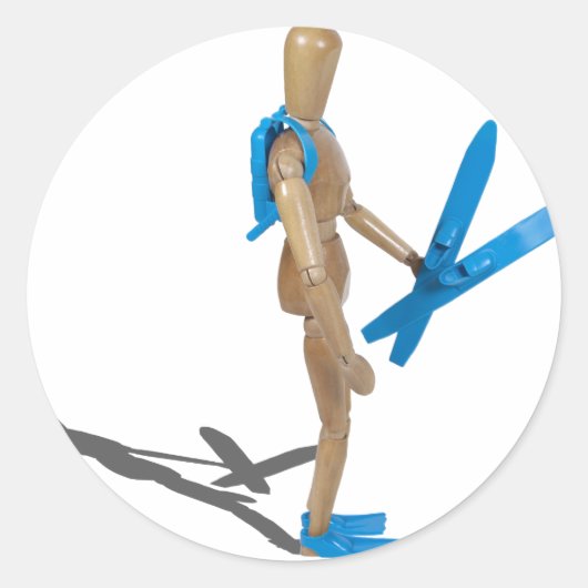 ScubaEquipmentSkiis030111 Runder Aufkleber (Vorderseite)