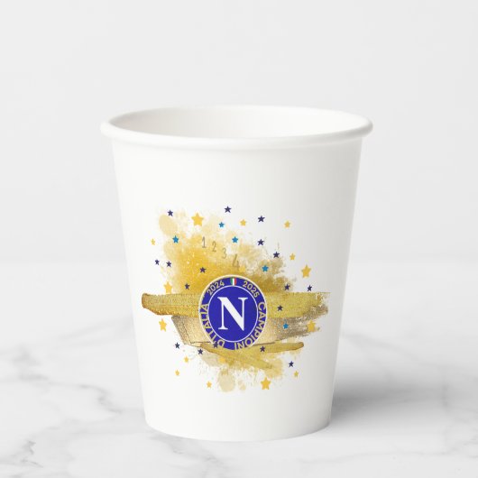 SCUDETTO NAPOLI 2025 PAPPBECHER (Vorderseite)
