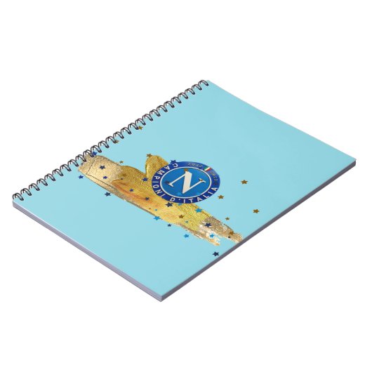 Scudetto Napoli Spiral Foto Notebook Notizblock (Linke Seite)