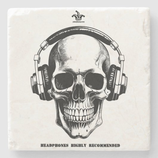 Scull Coasters Steinuntersetzer (Vorderseite)