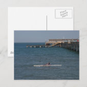 Sculling am Meer Postkarte (Vorne/Hinten)