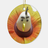 Sculpted Bird in Sunflower Art Print Keramikornament (Links)