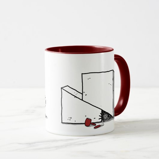 SCULPTOR OOPS von Jeff Willis Art Tasse (VorderseiteRechts)