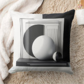 Sculptural Dialogue in Contrast Kissen (Decke)