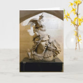 Sculpture inside the Arc de Triomphe Karte (Gelbe Blume)