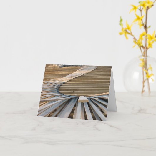 Sculpture Note Card Karte (Gelbe Blume)