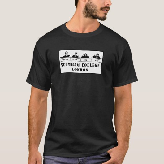 Scumbag-Uni London 80 T-Shirt (Vorderseite)