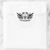 Scumbag-Wappen Runder Aufkleber (Tasche)
