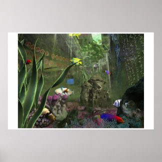Scummy Fishtank Poster