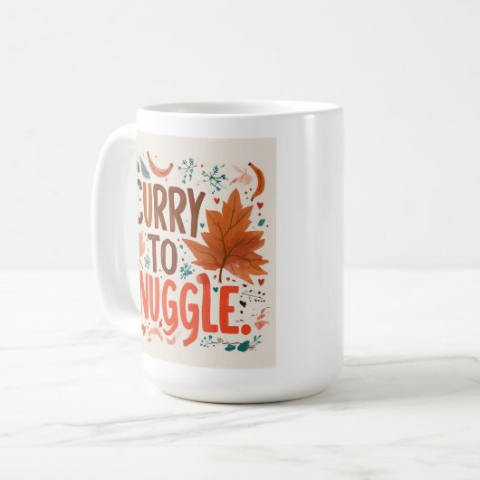 "Scurry to Snuggle Kaffeetasse (Vorderseite Links)