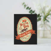 Scurvy Dog Orange Lager Postkarte (Stehend Vorderseite)