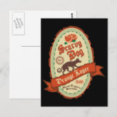 Scurvy Dog Orange Lager Postkarte (Vorne/Hinten)