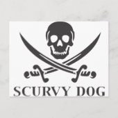 Scurvy Dog Postkarte (Vorderseite)